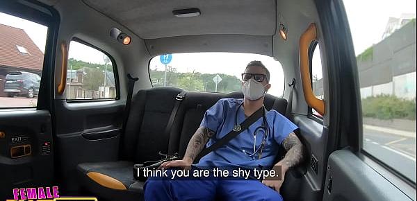  Female Fake Taxi Billie Star fucks a lucky male nurse in her taxi